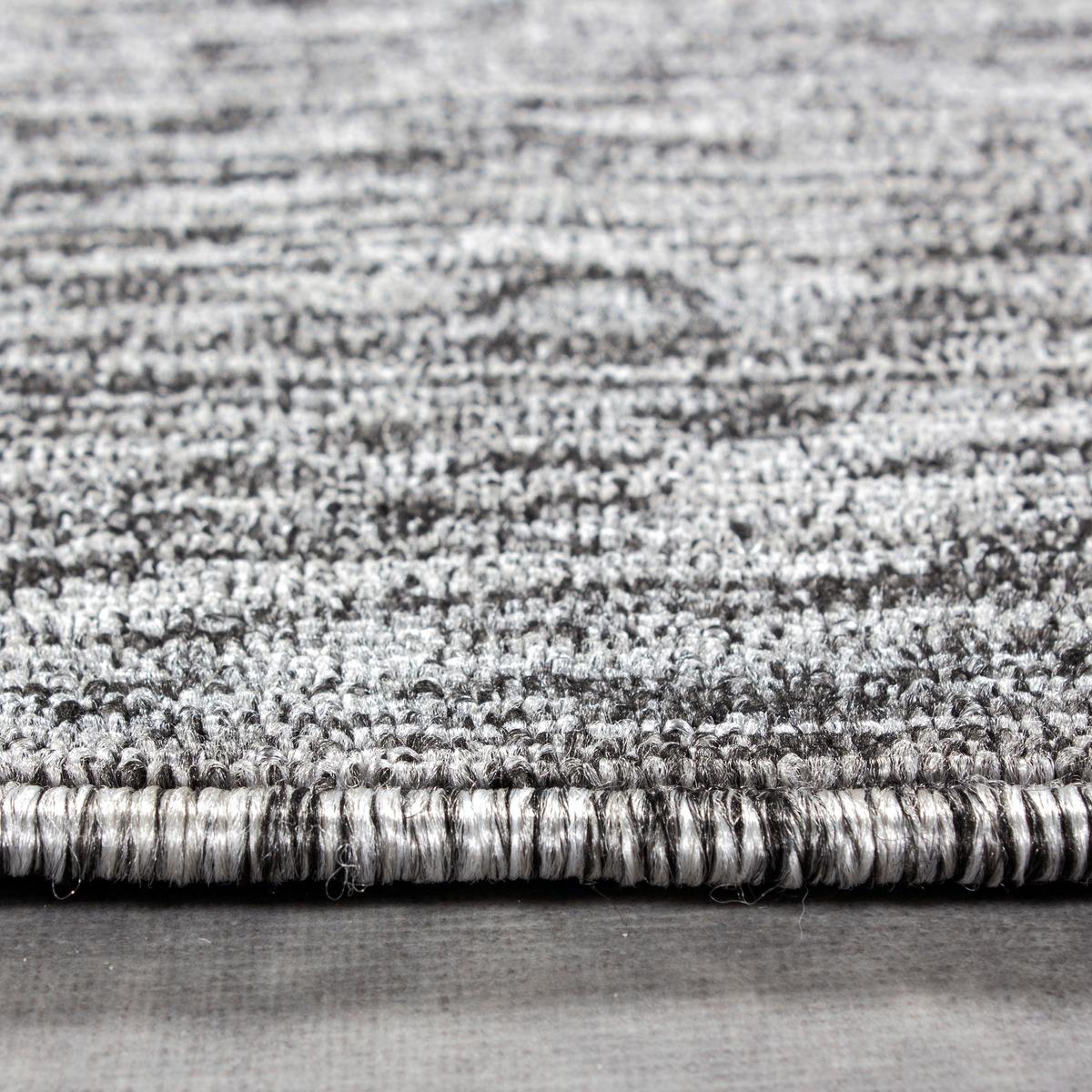 Läufer Nizza Grau ca. 80x250cm - Grau, KONVENTIONELL, Textil (80/250cm)