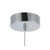 LED-HÄNGLAMPA MODERNI - pärlemor/kromfärg, Modern, metall/glas (78/25/120cm) - Mömax