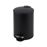 Kosmetikeimer Noah in Schwarz ca. 3l - Schwarz, MODERN, Kunststoff/Metall (16,8/24,5cm) - Mömax