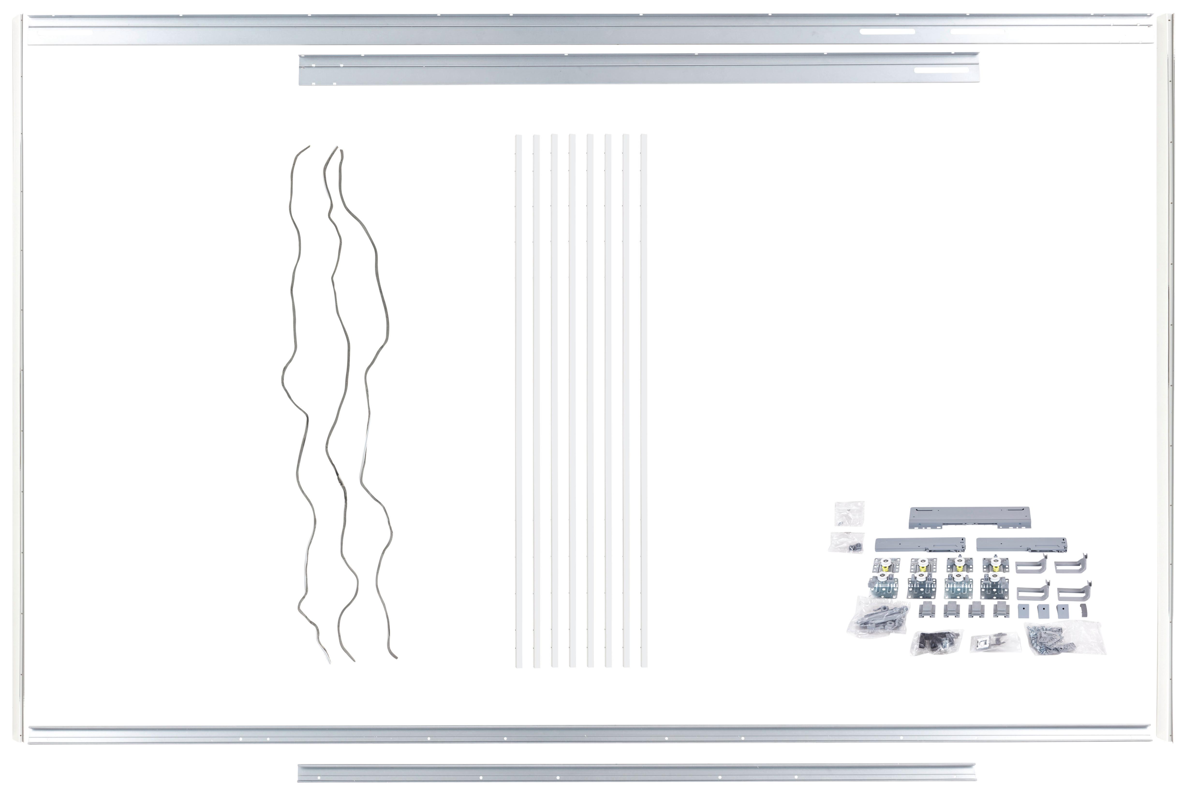 Montagepaket Unit in Chromfarben - Chromfarben, Modern, Kunststoff/Metall - Based