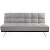 CANAPÉ-LIT JAN II -BASED- - gris, MODERN, métal/textile (179/84/96cm) - Based