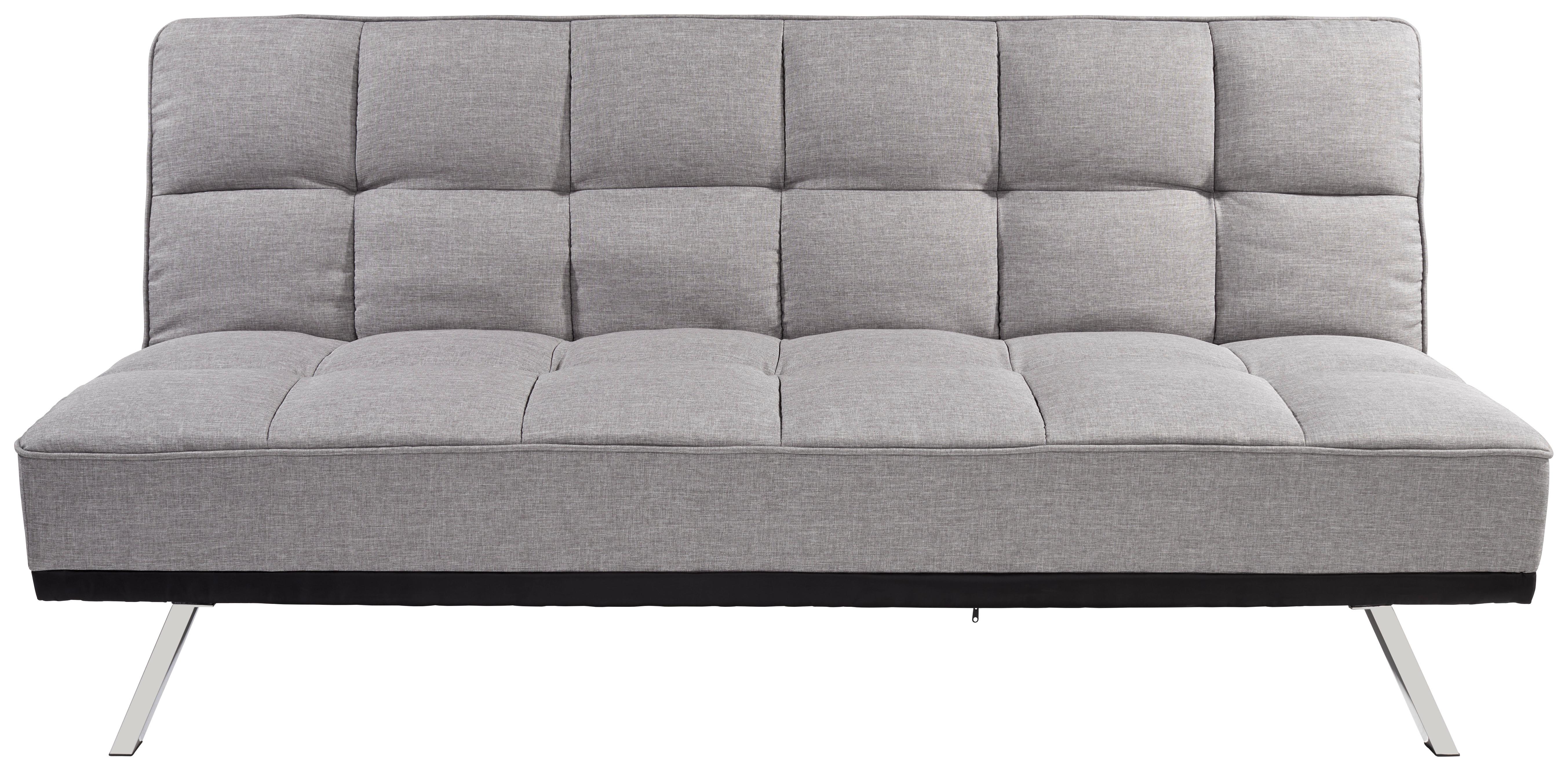 BÄDDSOFFA JAN II -BASED- - grå, Modern, metall/trä (179/84/96cm) - Based