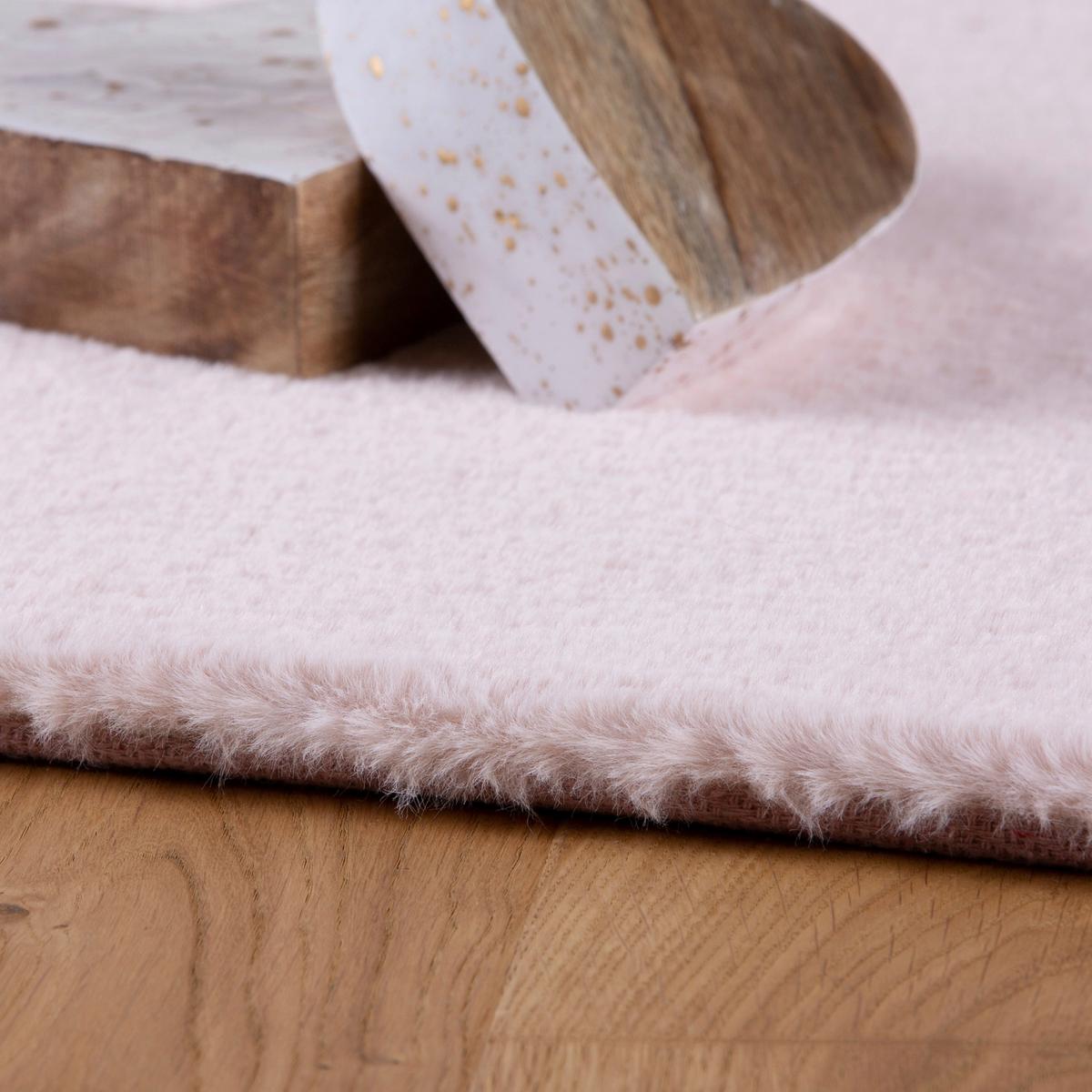 Hochflorteppich My Cha Cha - Rosa, Konventionell, Textil (80cm) - Novel