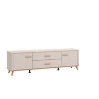 Tv-elem Darwen - kasmírszínű/tölgyfa színű, Modern, faalapú anyag (179,5/52/40cm)