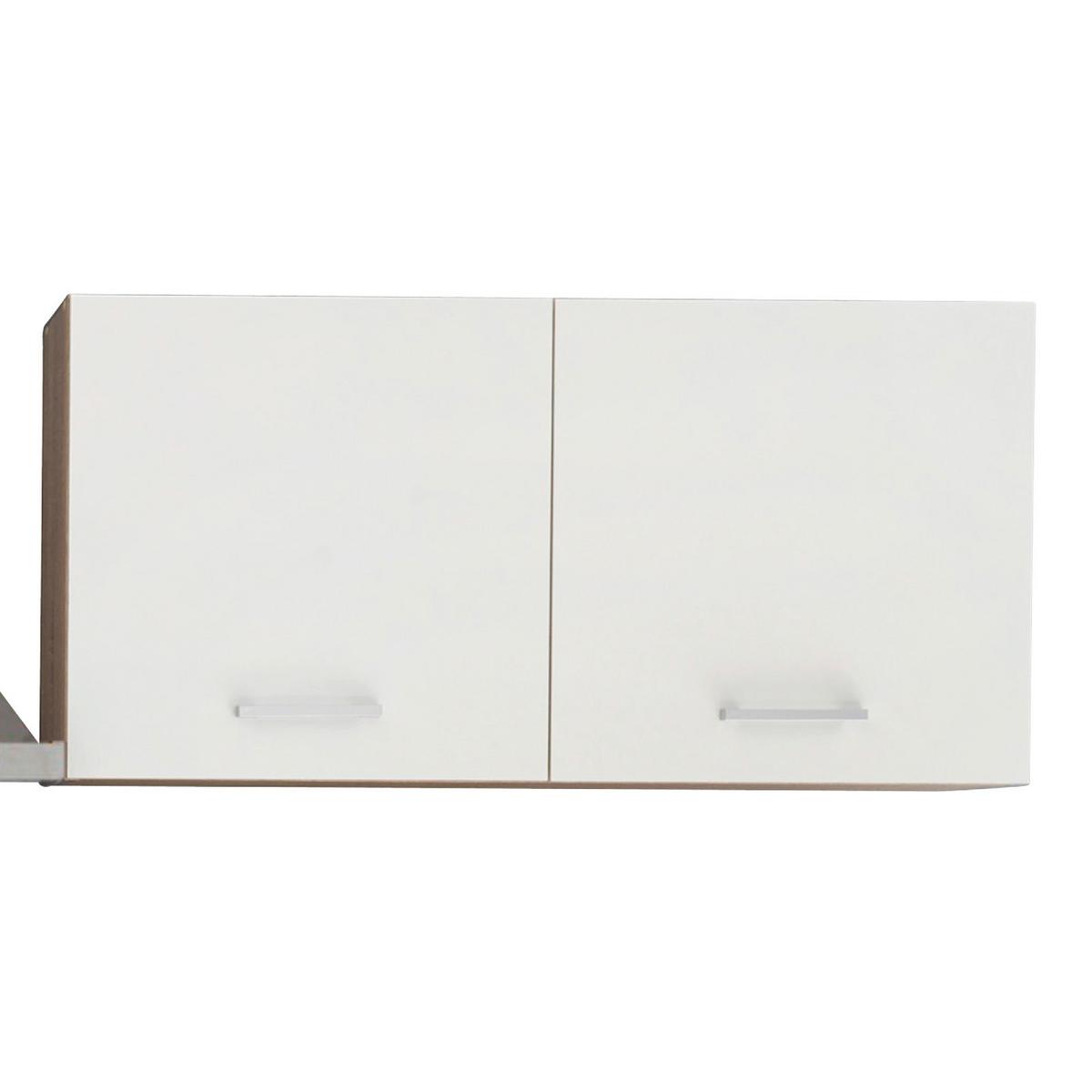 Bucătărie standard Andy - stejar Sonoma/alb, Modern, material pe bază de lemn (270/195/60cm) - Best Price