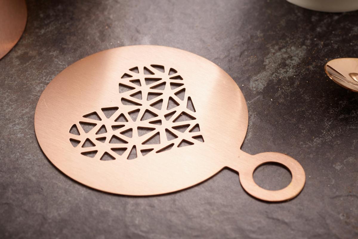 Kavni Servis Coffee, 23-Delni - barve bakra, Design, kovina (10,5cm) - Echtwerk