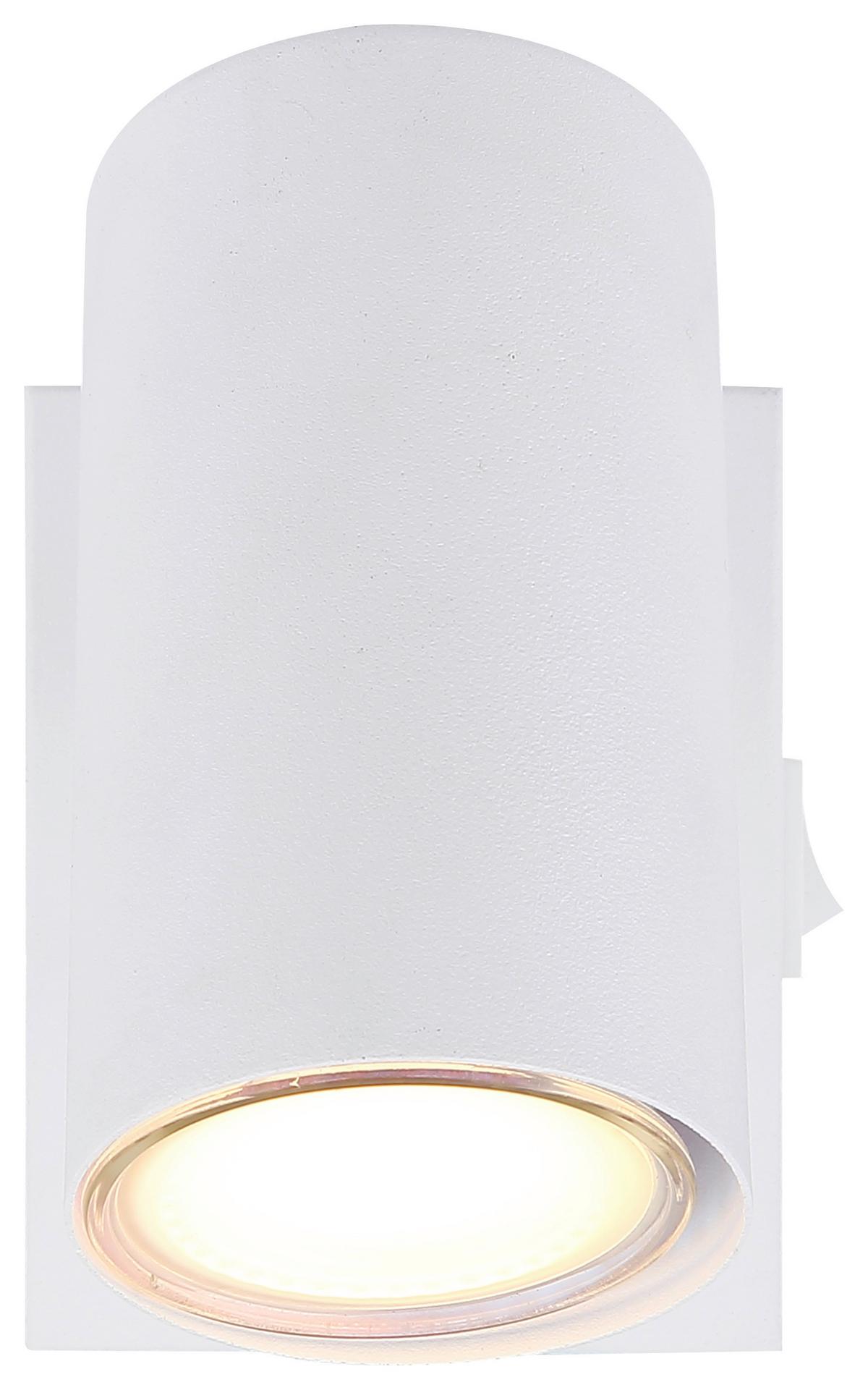 Spotlámpa Witmo 1 Égős - krómszínű/fehér, Modern, fém (7/10/12cm) - Mömax