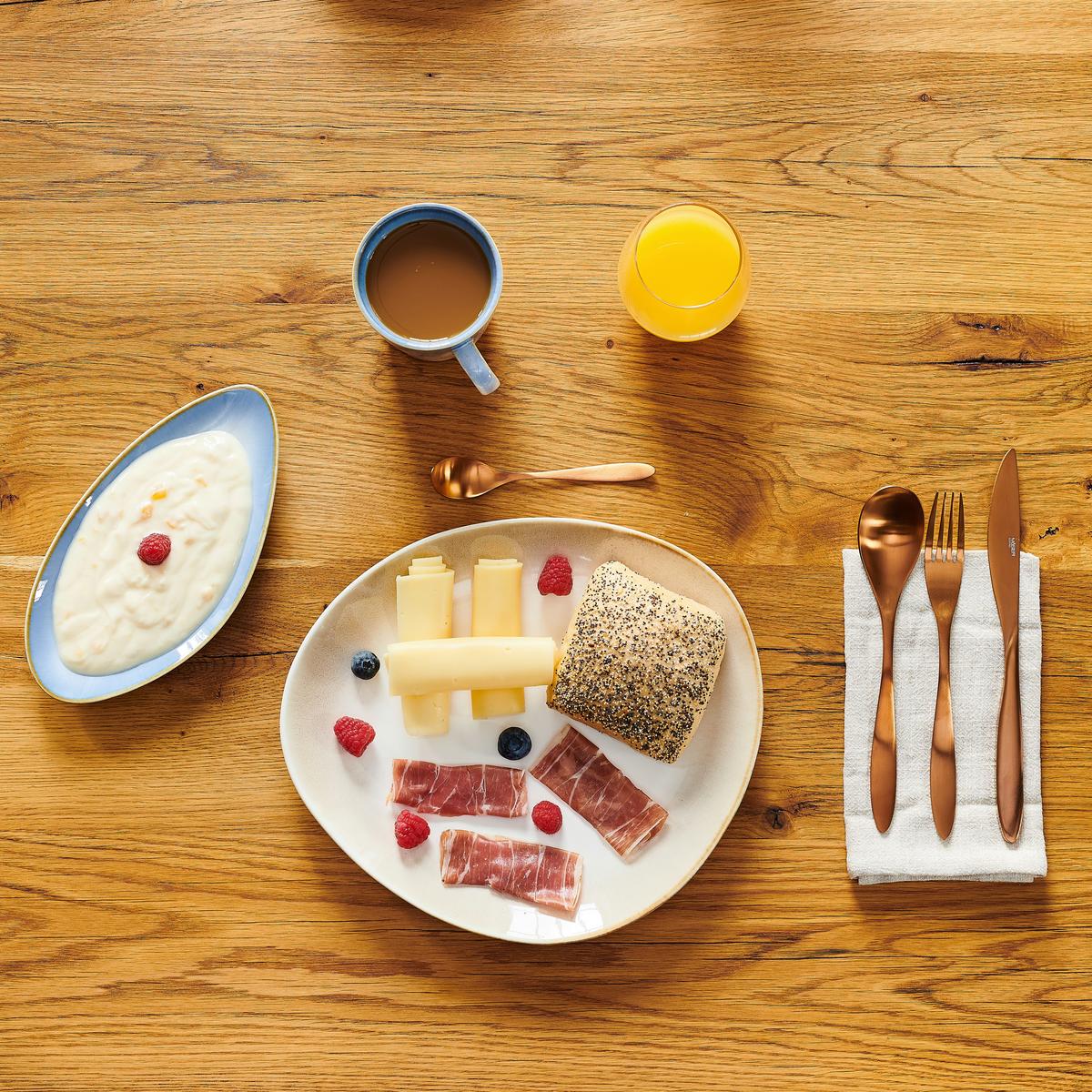 KOMBISERVICE 931991 BEIGE POSTSICHER - Weiss/Beige, Basics, Keramik (39,5/34,8/35,5cm) - Mäser