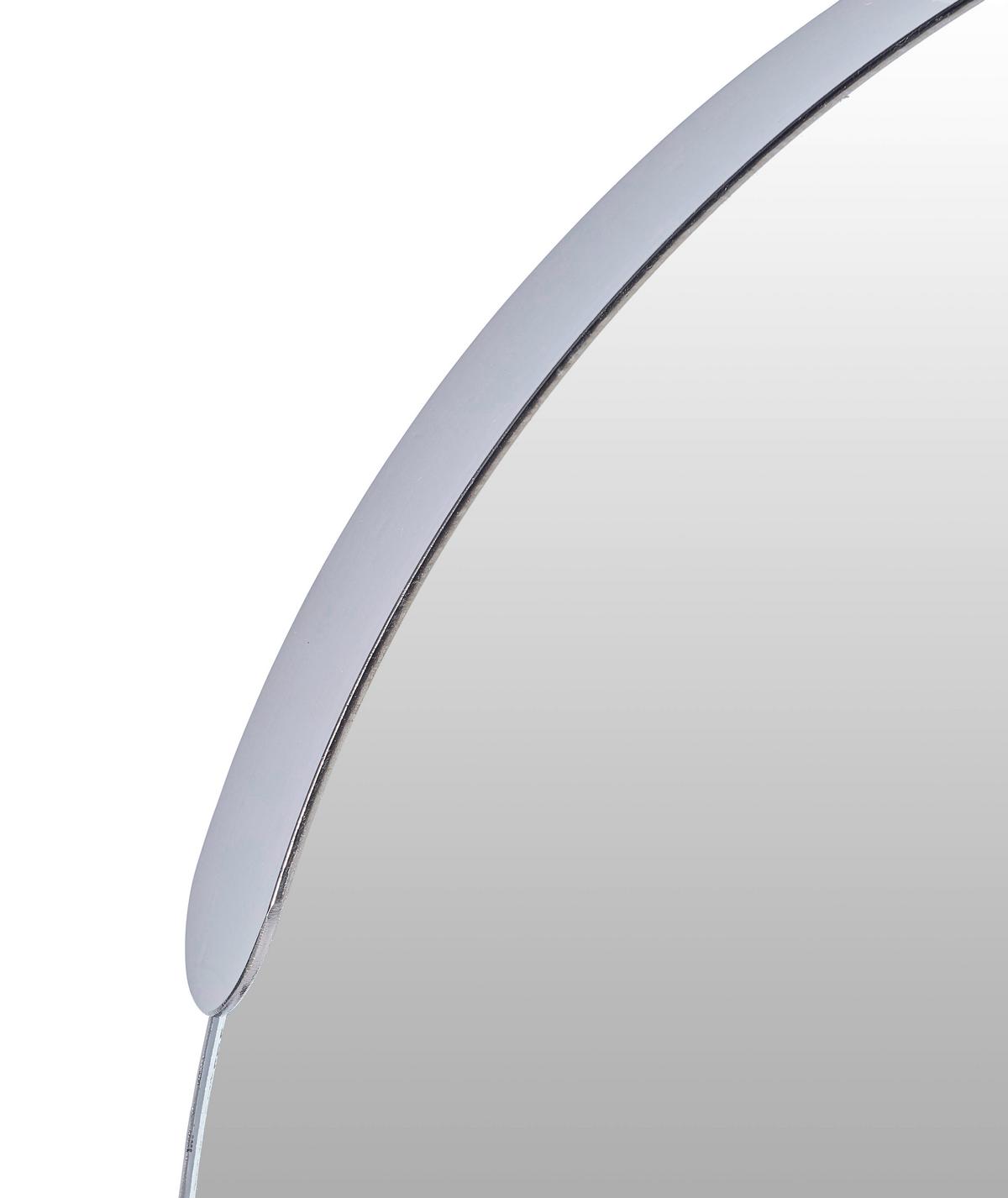 LUSTRO ŚCIENNE NOAH - kolor niklowy, Trend, metal/szkło (40/40/3,5cm) - Carryhome