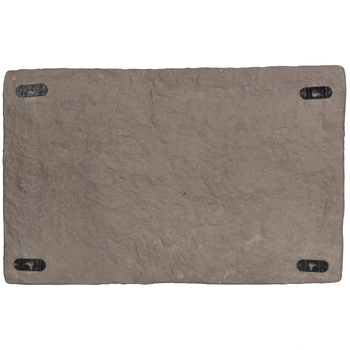 Wandregal Clay Grau - Grau, Design, Papier (45/70/23cm) - Livetastic