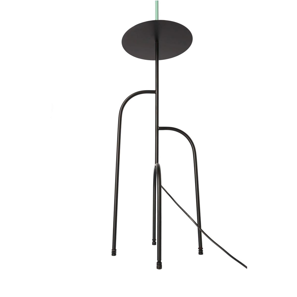 Podna Svjetiljka Ravello - crna, Konvencionalno, metal (25/34cm)