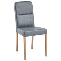 Stuhl Solar in Eichefarbig/Grau - Eichefarben/Grau, Basics, Holz/Textil (45/90/55cm) - Based