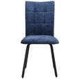 Scaun Ostia - albastru închis/negru, Konventionell, metal/textil (46/94/63cm) Scaun Ostia - albastru închis/negru, Konventionell, metal/textil (46/94/63cm)