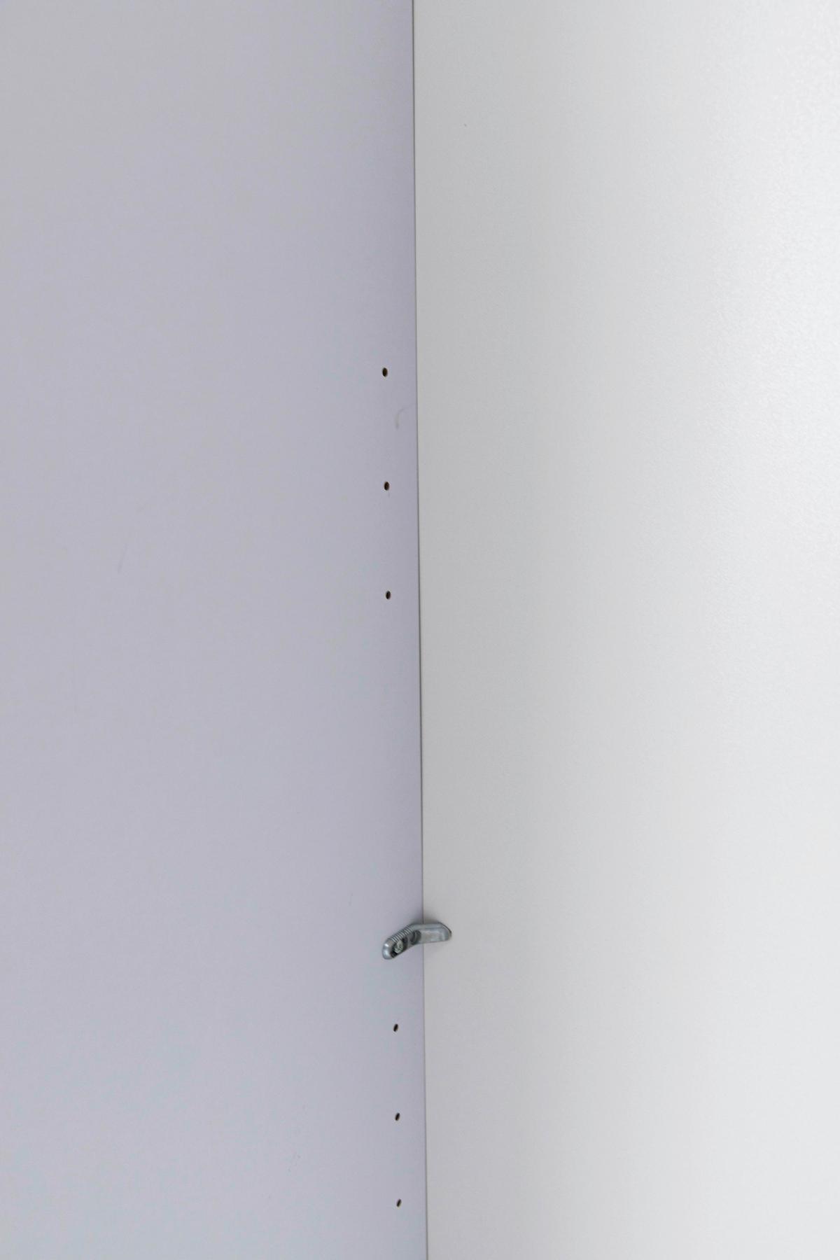 Omara Z Drsnimi Vrati Wilma, Barva Grafita - črna/barve grafita, Moderno, kovina/leseni material (175/210/61,5cm) - P & B