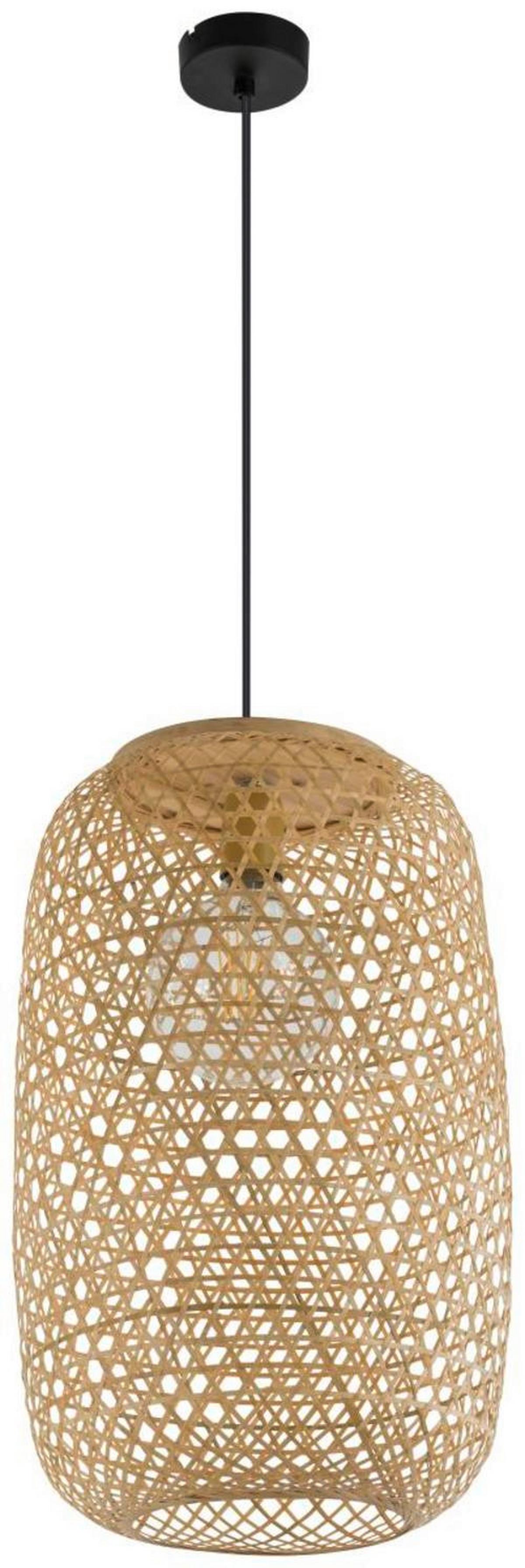 Viseča Svetilka 15367h2 Mirena - naravne barve, Natur, naravni materiali (31/135cm) - Globo