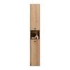 HÖGSKÅP BASIX -EXKLUSIV- - svart/ekfärgad, Basics, trämaterial/plast (30/185/39,6cm) - Mömax