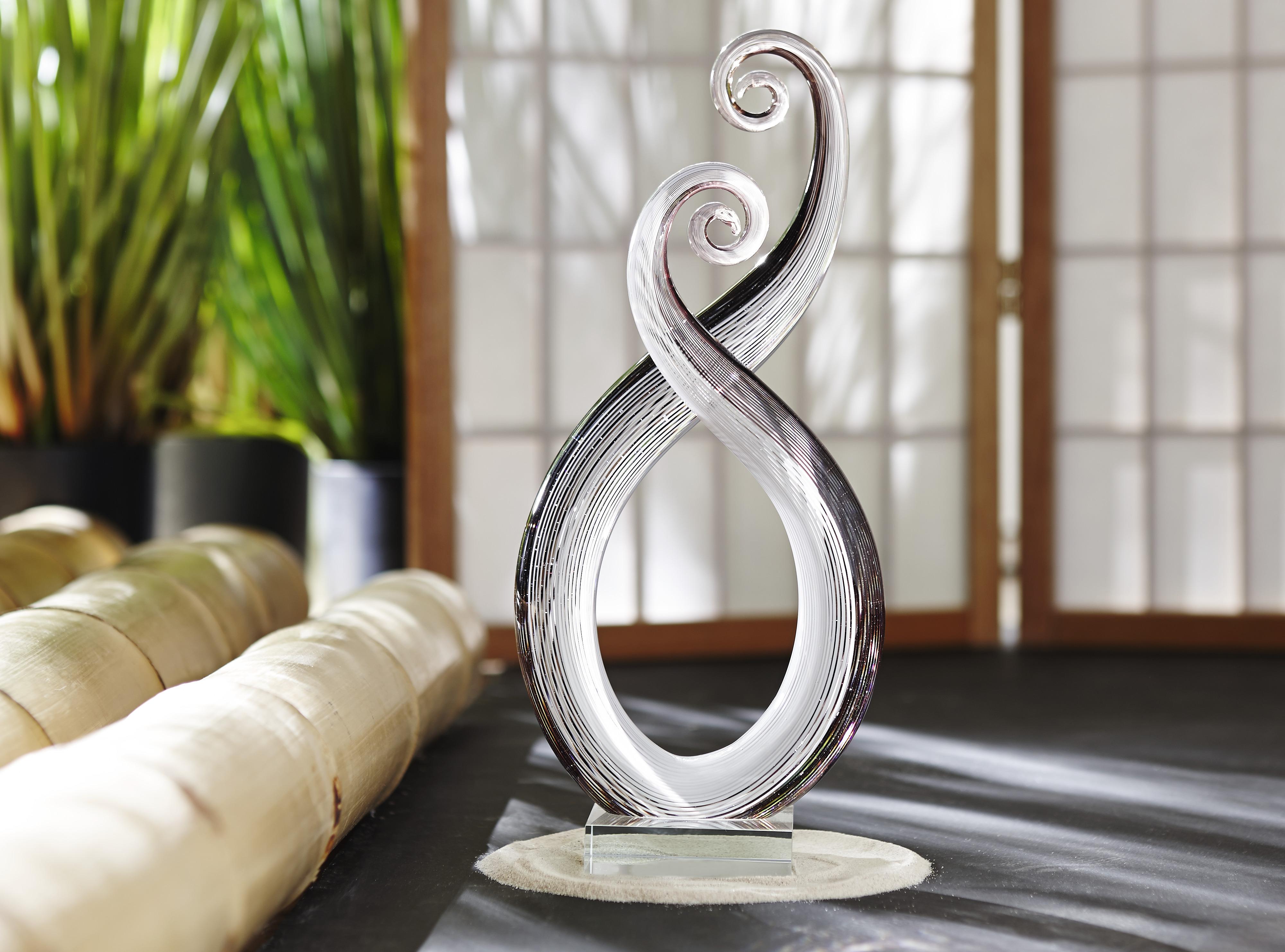 RZEŹBA NZS-74 - różnokolorowy, Basics, szkło (15/34/8cm) - Ambia Home