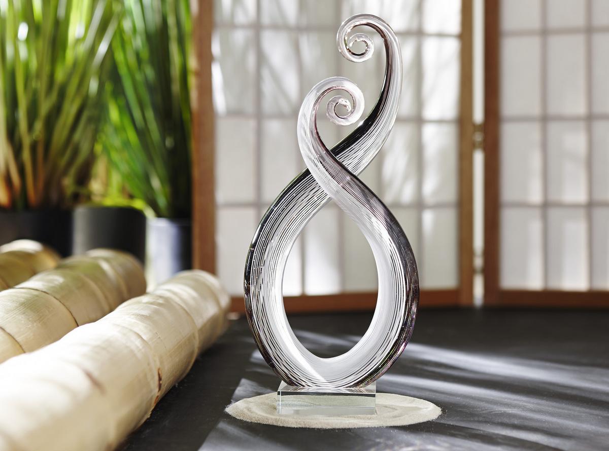RZEŹBA NZS-74 - różnokolorowy, Basics, szkło (15/34/8cm) - Ambia Home