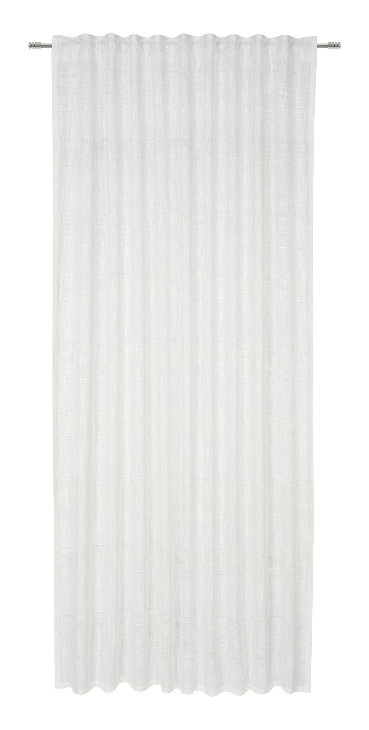ZASŁONA GOTOWA LIORA - biały, Basics, tkanina (140/255cm) - Bio:Vio