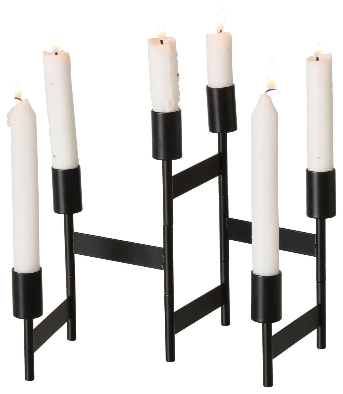 Stabkerze Diana Weiß, 2er Set - Weiß, KONVENTIONELL (2,8/26,5cm) - Mömax