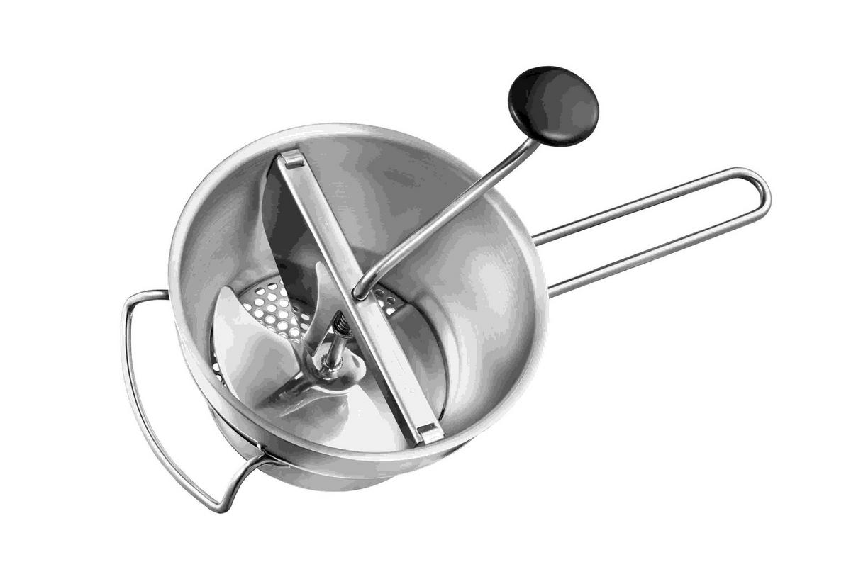 PRZYRZĄD DO PRZECIERANIA 89210 - kolor stalowy, Basics, metal (40,6/21,8/18,5cm) - Gefu