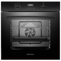 Einbaubackofen Julius AB701-19 Schwarz - Schwarz, Basics, Glas/Kunststoff (59,5/59,5/57,5cm) - Respekta