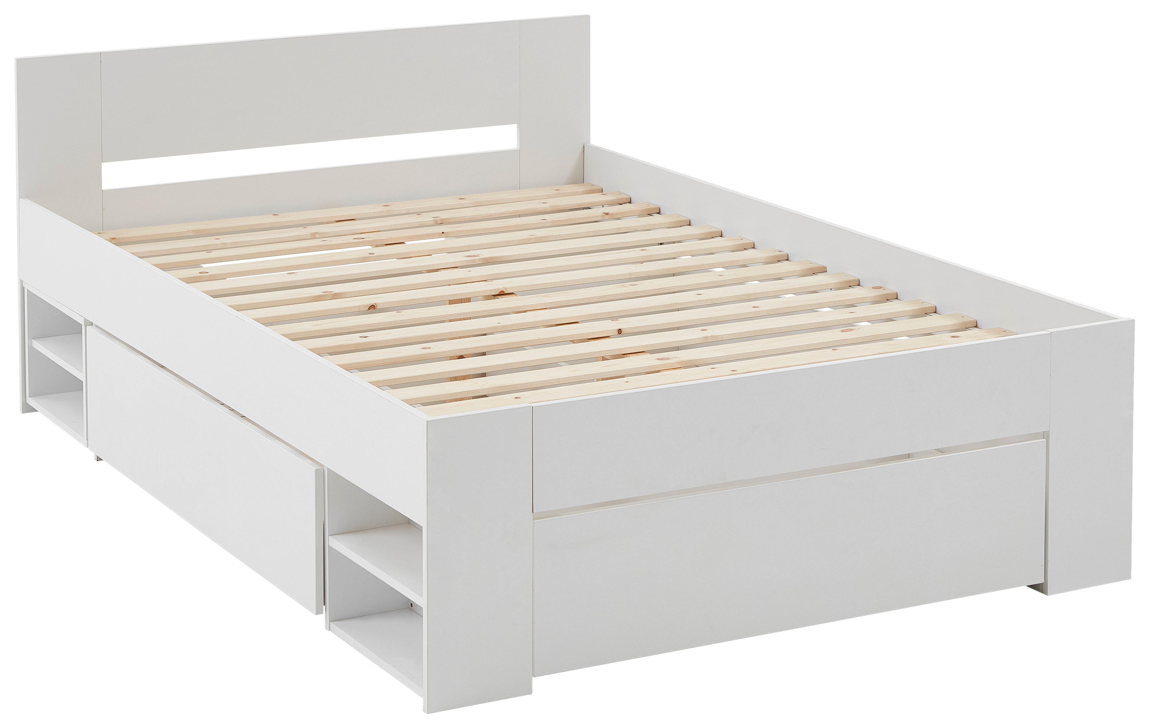 SÄNG AZURRO 2-140 - vit, Modern, trämaterial (140cm) - Mömax