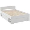 SÄNG AZURRO 2-140 - vit, Modern, trämaterial (140cm) - Mömax