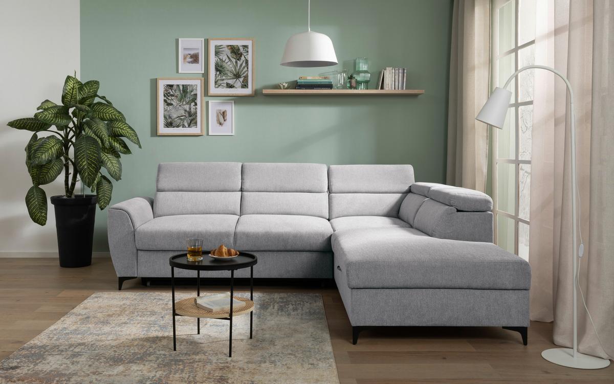 COLțAR LAPIS - gri deschis, Konventionell, textil (255/217cm) - Modern Living
