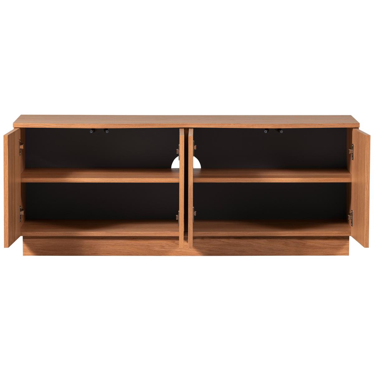 Lowboard Zuma Eichefarben - Eichefarben, Design, Holz (133/52/45cm) - Livetastic