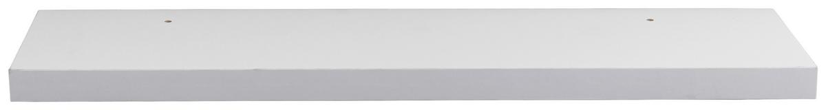 PÓŁKA ŚCIENNA SIMPLE - biały, Basics, materiał drewnopochodny/metal (90/3,8/23,5cm) - Boxxx
