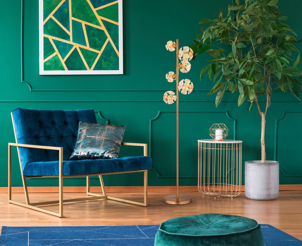 LED-STEHLEUCHTE 16047S VIRINA - Klar/Transparent, Konventionell, Glas/Kunststoff (28/36/155cm) - Globo