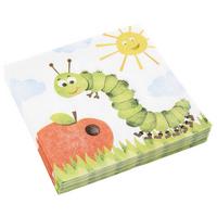 Serviette Kai in Bunt - Multicolor, Papier (33cm)