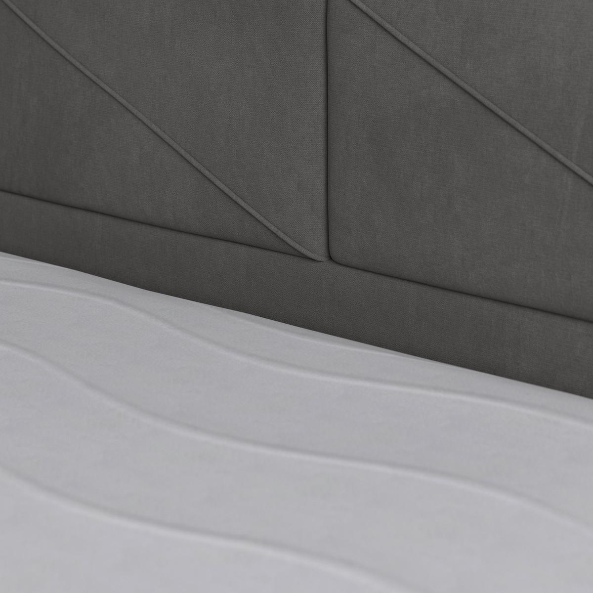 Boxspringbett Helsinki ca. 180x200 cm Anthrazit - MODERN, Holz/Kunststoff (180/200cm) - MID.YOU