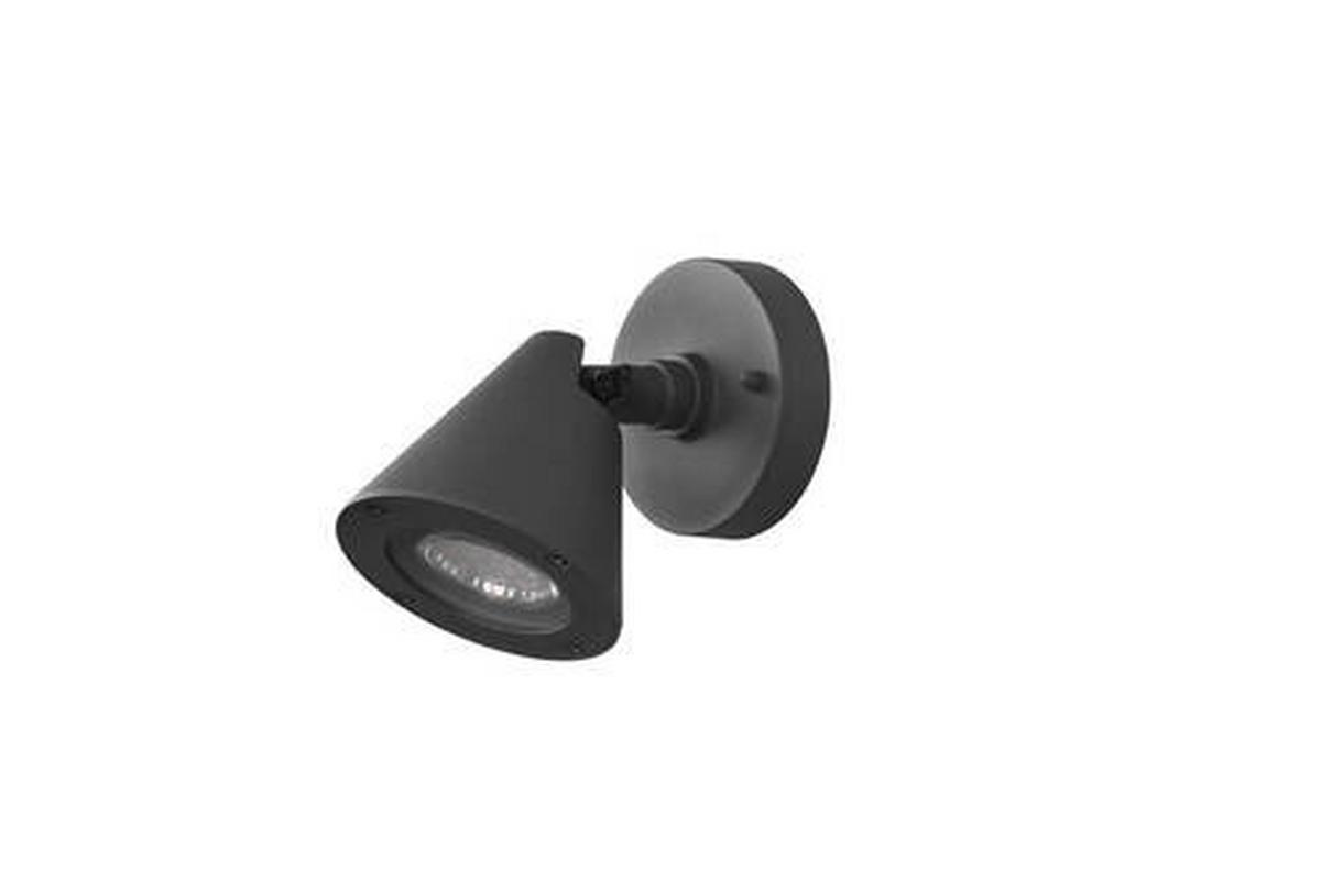 Außenwandleuchte Kaveri Anthrazit max. 5 Watt - Anthrazit, Basics, Metall (14,0/10,0/16,0cm) - Trio Leuchten