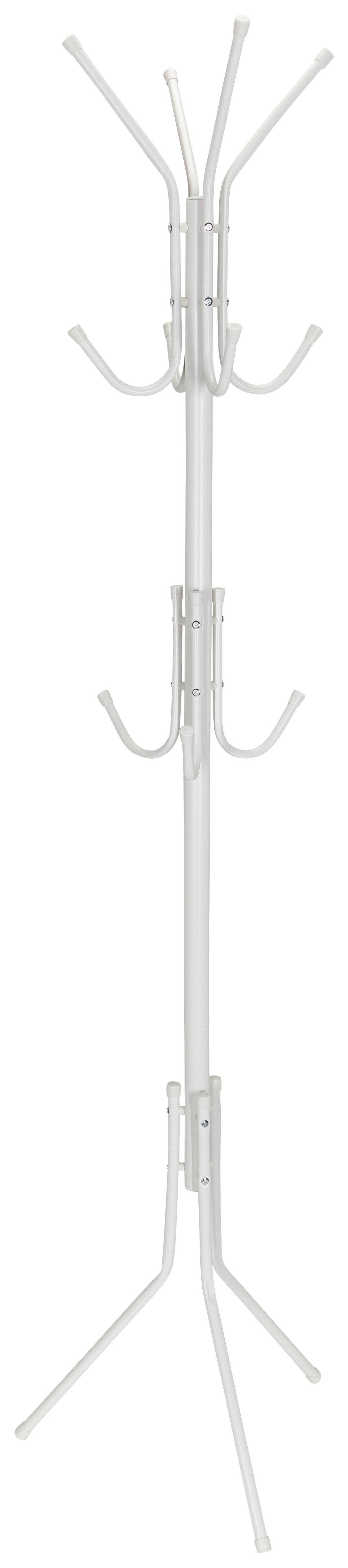 Obešalnik Za Oblačila Space Iv, Bela - bela, Moderno, kovina (44/180/44cm) - MID.YOU