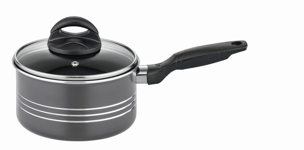 Set Posod S Kuhinjskimi Pripomočki Milano Grey - siva, Basics, kovina - GSW