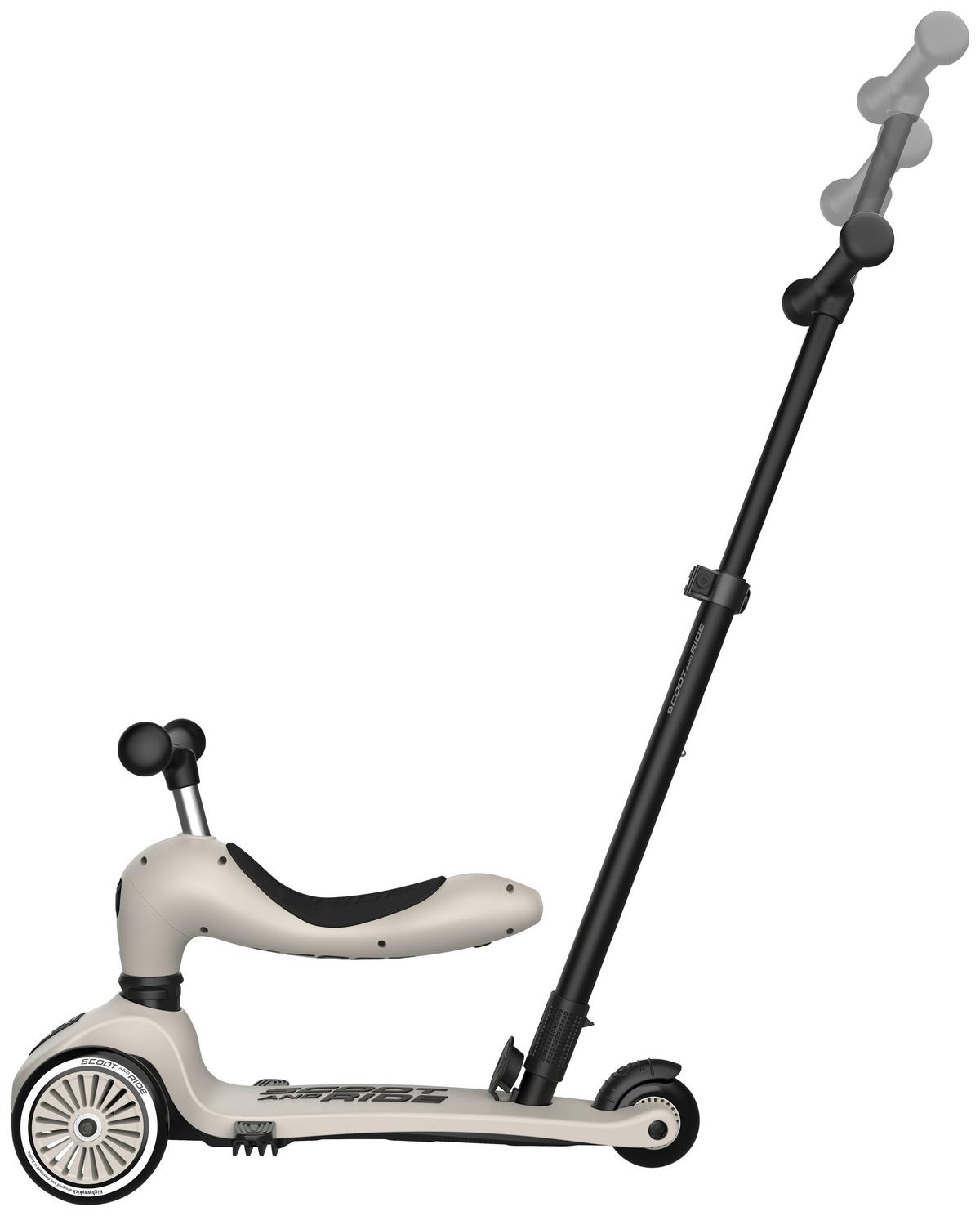 HULAJNOGA DLA DZIECI HIGHWAYKICK 1 PUSH&GO - jasnoszary, Trend, tworzywo sztuczne (3,1kg) - Scoot and Ride