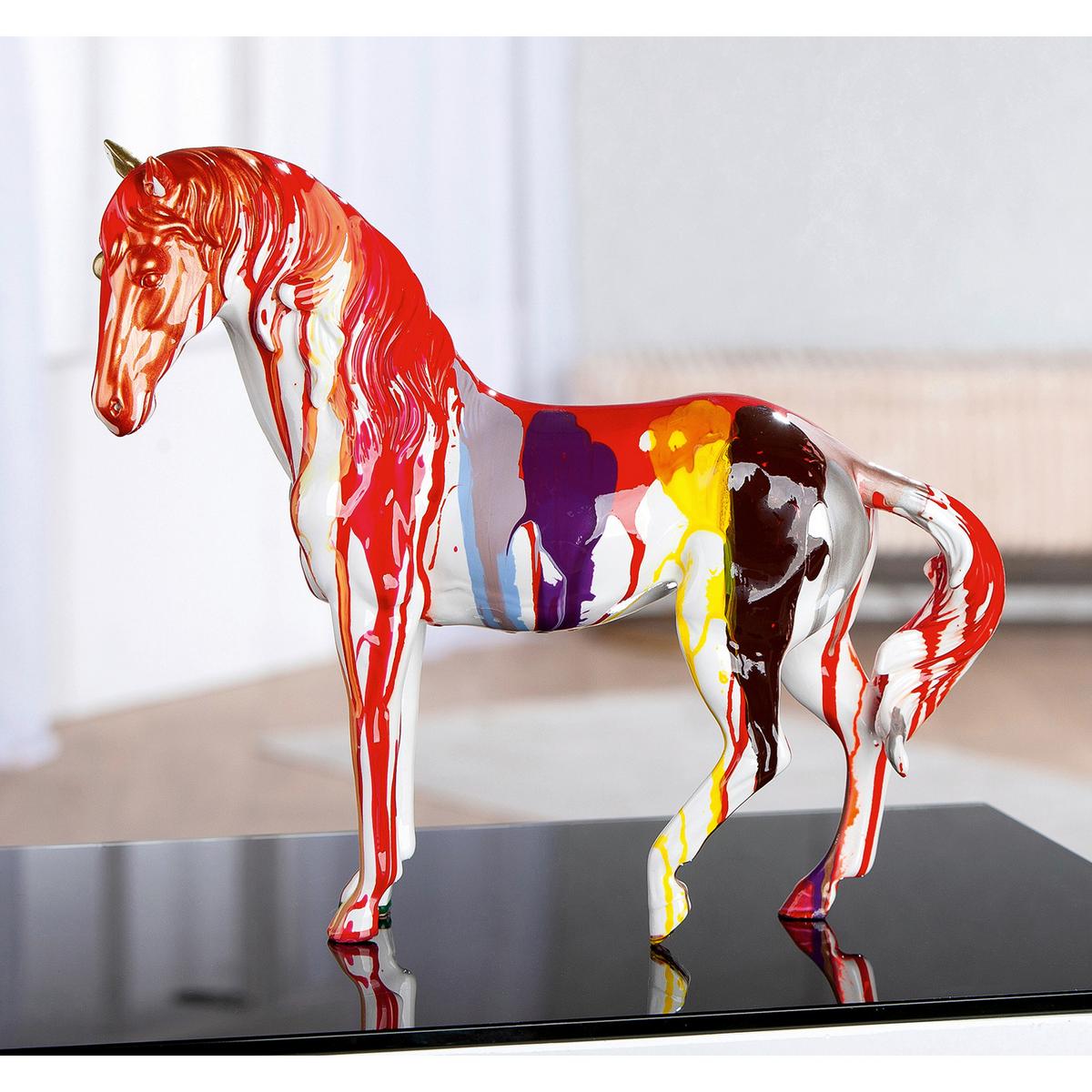 Dekopferd Cavallo Multicolor - Multicolor, Basics, Kunststoff (34/31/10cm)