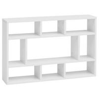 Wandregal ca. 75x51x16 cm Weiß - Weiß, KONVENTIONELL, Holzwerkstoff (75/51/16cm) - MID.YOU
