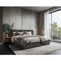 Familienbett Domino Combo II Schwarz ca. 240x200cm - Schwarz, MODERN, Holz/Holzwerkstoff (240/200cm) - MID.YOU