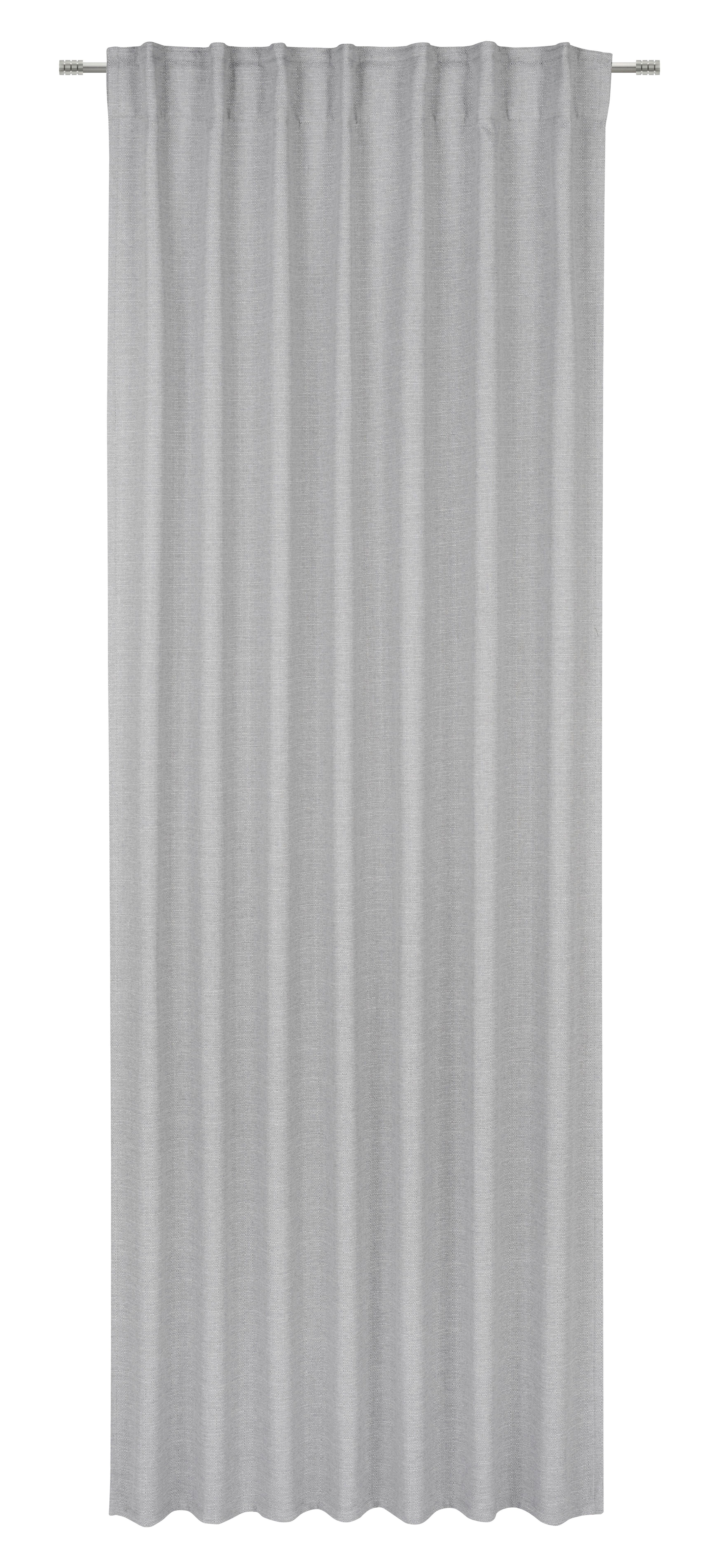 SOLSKYDDSGARDIN ALFI - ljusgrå, Klassisk, textil (135/255cm) - Modern Living