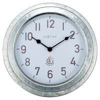 Wanduhr Poppy Silberfarben - Silberfarben, Basics, Metall (22/22/5,5cm)