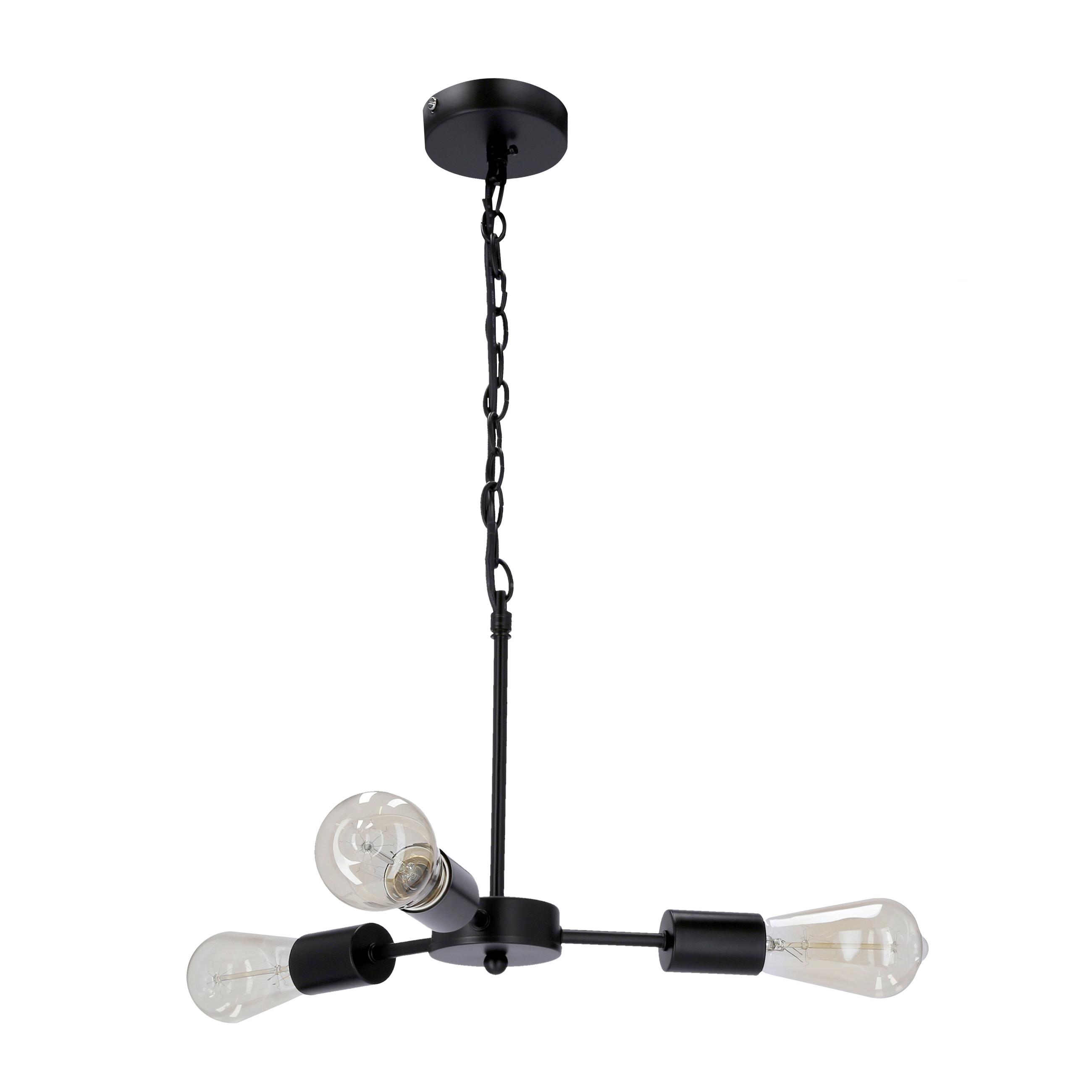 Svjetiljka Viseća 33-09371 Sparta - crna, Design, metal (36/36/105cm)