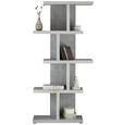 Regal Stefano - aluminij/siva, Moderno, umetna masa/leseni material (90/184/28cm) - Mömax modern living Regal Stefano - aluminij/siva, Moderno, umetna masa/leseni material (90/184/28cm) - Mömax modern living