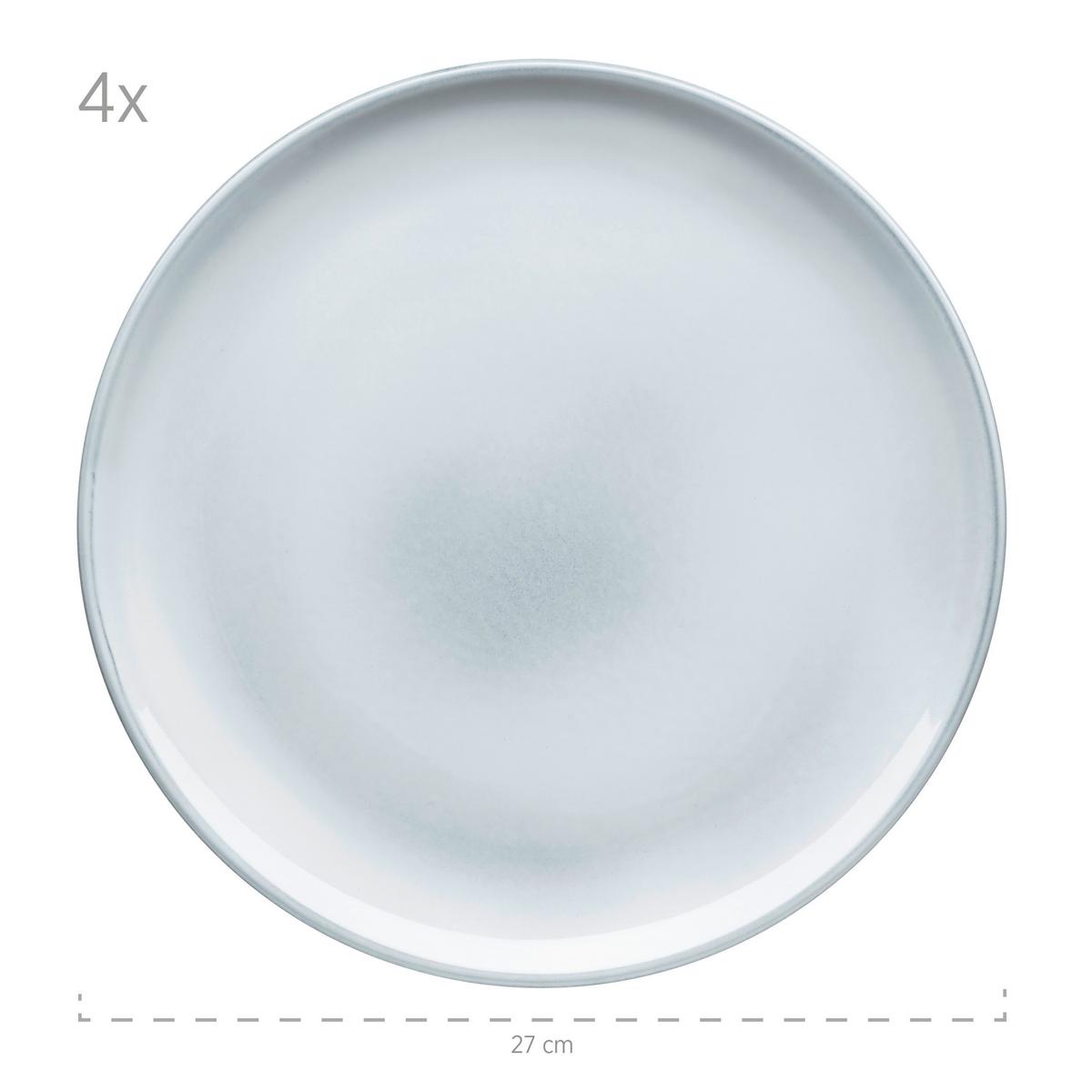 TAFELSERVICE LIVIO - Hellblau, Basics, Keramik - Mäser
