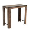 BARTISCH FRIEDA II BT - Dunkelbraun/Schwarz, MODERN, Holzwerkstoff/Metall (120/58/108cm) - MID.YOU
