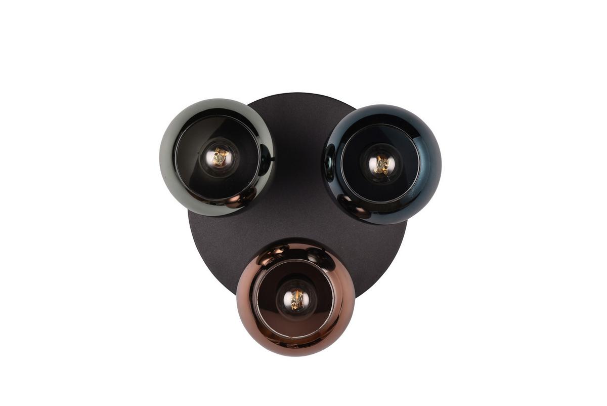 LAMPA SUFITOWA R61303017 SHELDON - niebieski/różnokolorowy, Design, metal/szkło (33/20cm)