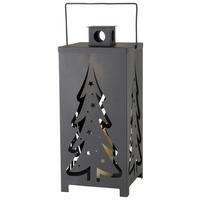 Laterne Tanja Schwarz - Schwarz, MODERN, Metall (26/65/26cm) - Premium Living