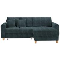Kutna Garnitura Lille - svijetlo smeđa/boje petroleja, Moderno, tekstil/drvo (232/110/156cm) - Best Price